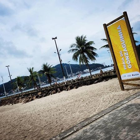 Flat Completo Novo a 400m da praia com piscina São Vicente Exterior foto