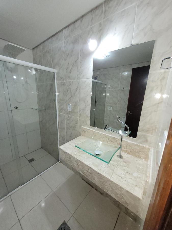 Flat Completo Novo a 400m da praia com piscina São Vicente Exterior foto