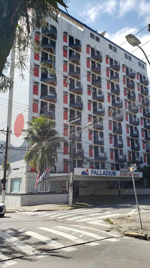 Flat Completo Novo a 400m da praia com piscina São Vicente Exterior foto